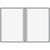 Notizbuch Premium Wire | A5, punktiert, schwarz